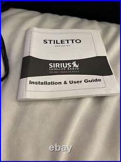 Sirius Stiletto SL-BB2 Radio with Receiver BOOMBOX Internet WIFI