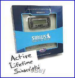Sirius Stratus SV3 Radio Receiver with ACTIVE LIFETIME SUBSCRIPTION & NEW Car Kit