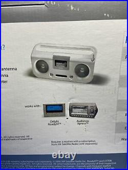 Sirius XM Audio System Satellite Radio Boombox portable Radio New Old Stock