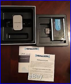 Sirius XM Lynx SXi1 Portable Bluetooth Satellite Radio Receiver Home Kit LH1