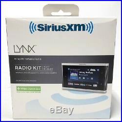 Sirius XM Lynx Wi-Fi & Bluetooth Portable Radio Receiver CPU UPDATED + Vehicle