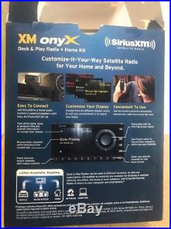 Sirius XM OnyX XDNX1H1 Satellite Home Radio Kit New