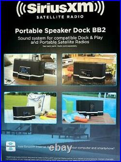 Sirius XM Portable Speaker Dock BB2 with ONYX EZ Radio. New / Never Used