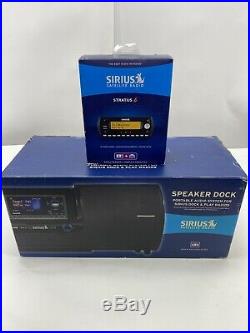 Sirius XM Portable Subx2r Satellite Radio Boombox And Stratus 4 New In Box