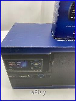 Sirius XM Portable Subx2r Satellite Radio Boombox And Stratus 4 New In Box