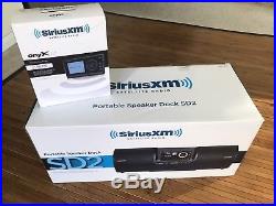 Sirius XM Radio And Portable Speaker Dock