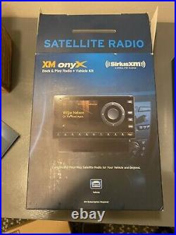 Sirius XM Radio Onyx XDNX1V1 Plus Boombox Portable Speaker BSXABB1 Dock Remote