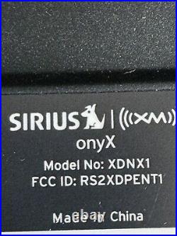 Sirius XM Radio SXABB1 Portable Sound System with Radio XDNX1 tested and works
