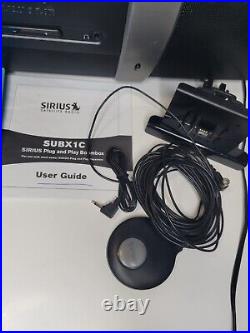 Sirius XM SP5 Sportster Receiver Car Kit & SUBX1C Boombox with Remote & Manuals