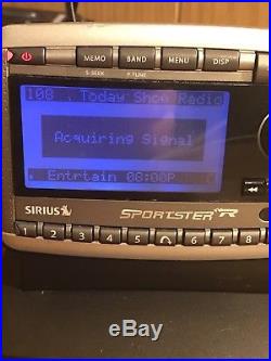 Sirius XM SP-R2R Sportster With Sirius Satellite Radio Car Dock And Antenna