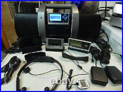 Sirius XM SUBX1 Boombox + Power Cable & Antenna Tested & Working No Subscription