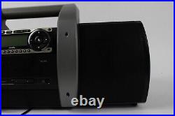 Sirius XM SUBX1 Boombox + Power Cable & Antenna Tested Working No Subscription