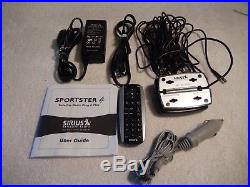 Sirius XM SUBX1 Boombox SP4 Satellite Radio + Car Plug, Remote, Power Antenna