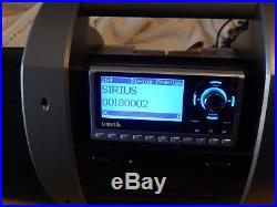 Sirius XM SUBX1 Boombox SP4 Satellite Radio + Car Plug, Remote, Power Antenna