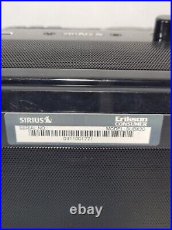 Sirius XM SUBX2C Boombox Satellite Radio with Receiver, Power, Antenna. Tested