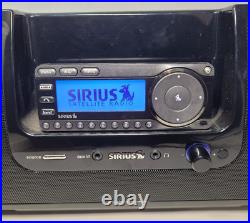 Sirius XM SUBX2C Boombox Satellite Radio with Receiver, Power, Antenna. Tested