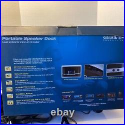 Sirius XM SXABB1 Satellite Radio Boombox Speaker Only + Antenna Extras& Radio