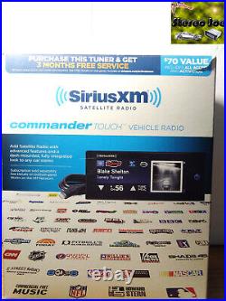 Sirius XM SXVCT1 Satellite Radio Commander Touch Vehicle Radio SEALED