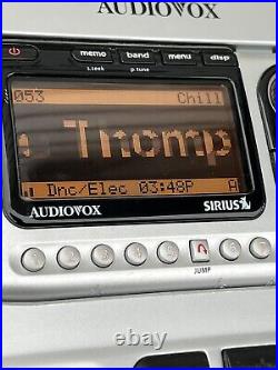 Sirius XM Satellite Audiovox SIR-BB3 Radio Boombox SIR-PNP3 Lifetime Subscript