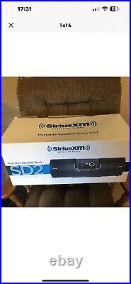 Sirius XM Satellite Radio Player Portable Speaker Dock SD2 Sirius XM withRemote