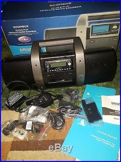 Sirius XM Satellite Radio Plug & Play BoomBox SUBX1 with Accessories & Car Adapter