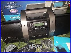 Sirius XM Satellite Radio Plug & Play BoomBox SUBX1 with Accessories & Car Adapter