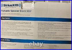 Sirius XM Satellite Radio Portable Speaker Dock SD2 Sound System ONYX EZ Radio