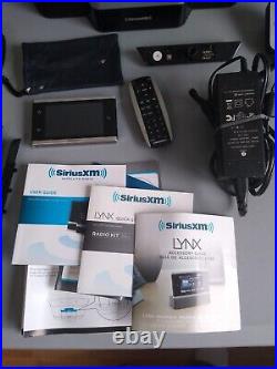 Sirius XM Satellite Radio Portable Speaker Dock SXABB2 with Lynx SXi1, cords, manu