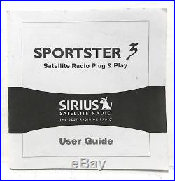 Sirius XM Sportster 3 SP3 Radio with LIFETIME SUBSCRIPTION + HOME & VEHICLE KIT
