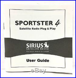 Sirius XM Sportster 4 ACTIVE SP4 Radio with LIFETIME SUBSCRIPTION + NEW Car Kit