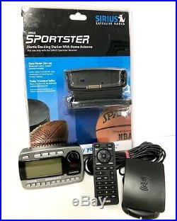 Sirius XM Sportster SP-R1 ACTIVE Radio POSSIBLE LIFETIME SUBSCRIPTION + Home Kit