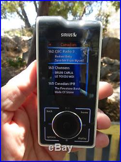 Sirius XM Stiletto SL10 Portable Handheld Radio Active Lifetime Subscription