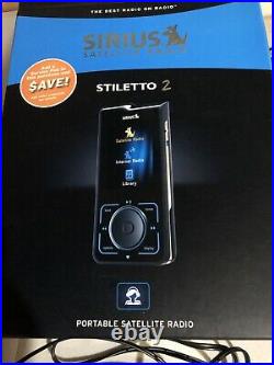 Sirius XM Stiletto SL2 SL 2 SiriusXM radio headphones with extras, Car Kit