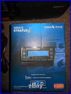 Sirius XM Stratus 6 & SUBX2 Boombox Satellite Radio Lifetime Subscription&Carkit