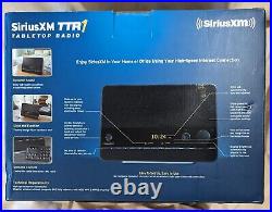 Sirius XM TTR1 Tabletop Internet Radio Automatic Time Alarm Clock Stereo NIB JL