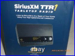 Sirius XM TTR1 Tabletop Internet Radio Automatic Time SiriusXM Alarm Clock NIB