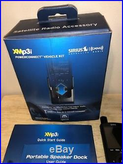 Sirius XM XMp3i receiver & Vehicle Kit & Speaker Dock SXABB1
