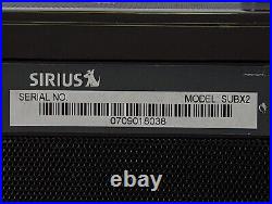 Sirius XM portable Boombox SUBX2 With Stratus 6 Receiver & Antenna No Remote