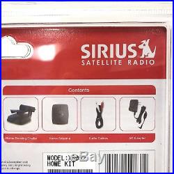 Sirius Xact Visor XTR3 ACTIVE Radio with LIFETIME SUBSCRIPTION + NEW Home Kit XM
