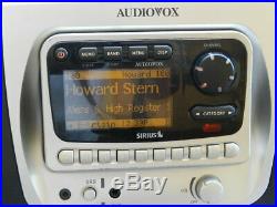 Sirius Xm Audiovox SIRPNP1 Radio Receiver & SIR-BB1 Boombox Activated Stern