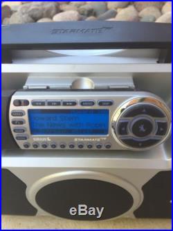 Sirius Xm St2 Starmate With Lifetime Subscription And Boombox Docking Radio 1-172
