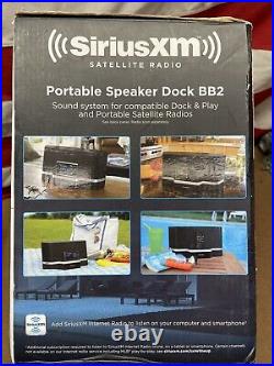 Siriusxm satellite radio portable speaker dock bb2 sxabb2