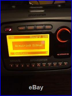 Sirus Sportster SP-R1 Satellite Radio Howard Stern Lifetime Subscription FREE SH