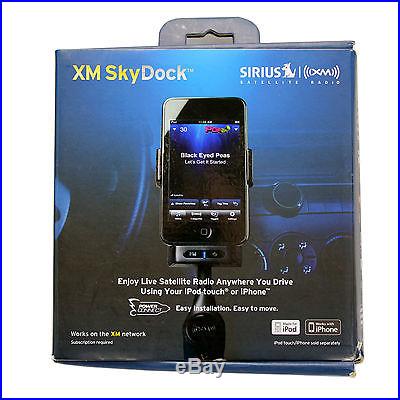 SkyDock for iPhone Apple iPod Touch XM Sirius Satellite Portable Radio XVSAP1V1