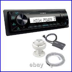 Sony DSX-M80 + SiriusXM SXV300m1 Satellite Radio Tuner with RV/Marine Antenna