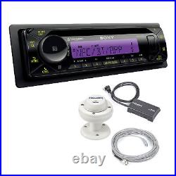 Sony MEX-M72BT + SiriusXM SXV300m1 Satellite Radio Tuner with RV/Marine Antenna