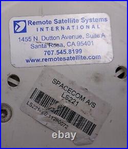 Spacecom A/S LS221 MSAT G2 / MSATe Satellite SAT Phone Antenna White Working