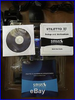 Stiletto 10 SL10 Sirius Satellite Radio Receiver LIFETIME Activated Subcription