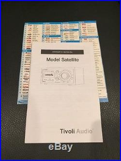 Tivoli Satellite Radio LIFETIME Subscription! Antenna with 50 ft of cable! MINT