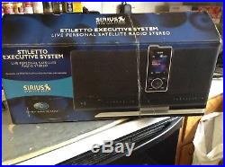 Used SIRIUS STILETTO SL10 SL100 EXECUTIVE BOOMBOX slex1 SOUND SYSTEM SL EX1